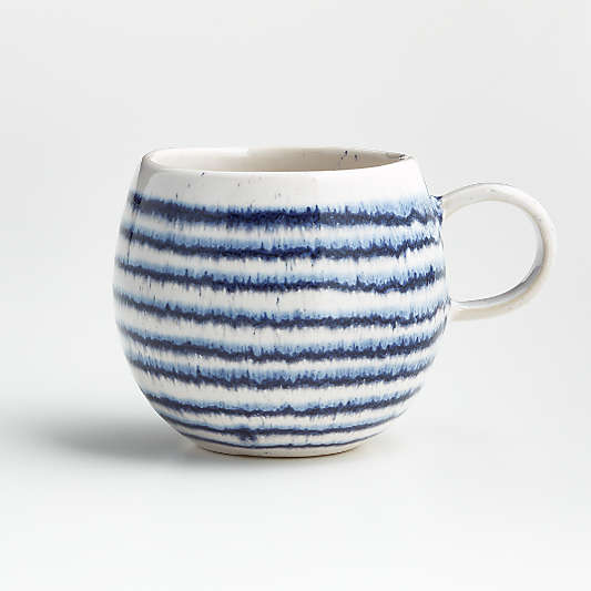 Lina Blue Stripe Coffee Mug