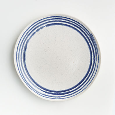 View Lina Blue Stripe Dinner Plate details
