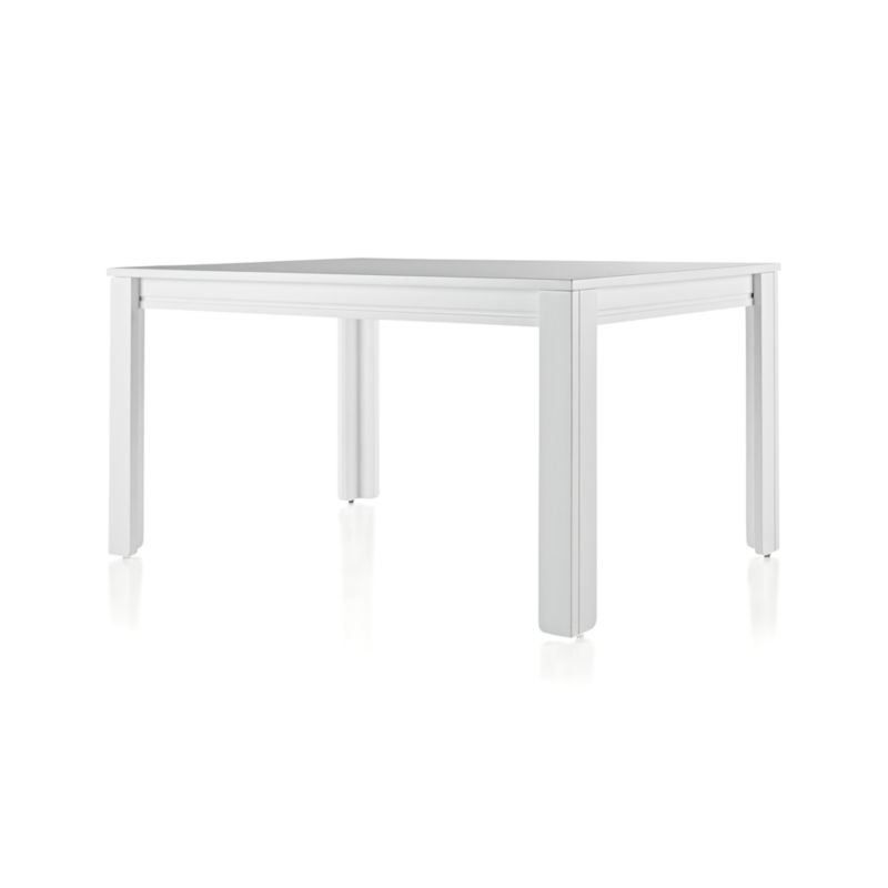 Adjustable White Wood Large Kids Table with 23" Legs - image 5 of 11