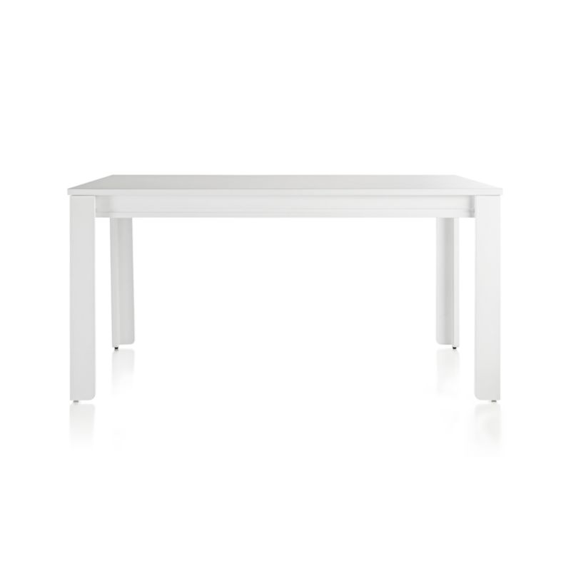 Adjustable White Wood Large Kids Table with 23" Legs - image 6 of 11