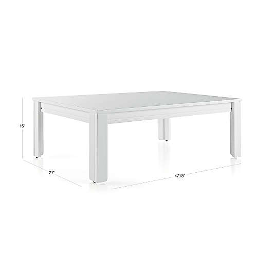 Large Adjustable White Kids Table