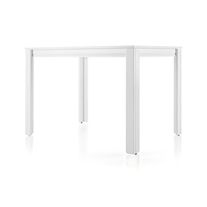 Adjustable White Wood Large Kids Desk/Table with 30" Legs - image 4 of 12