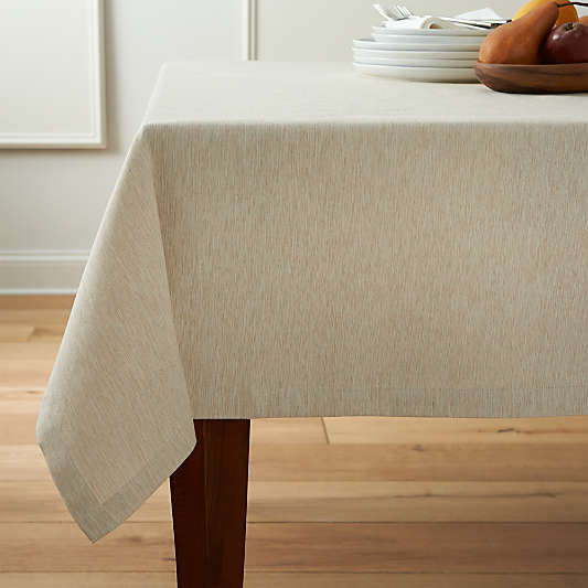 Linden Ecru 60"x90" Tablecloth