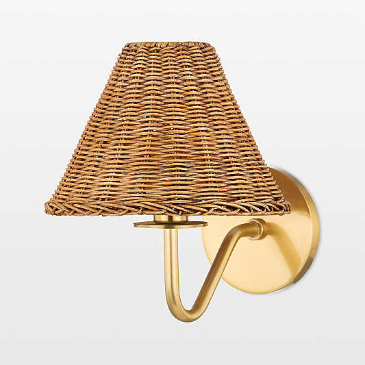 Lindos Brass Wall Sconce Light