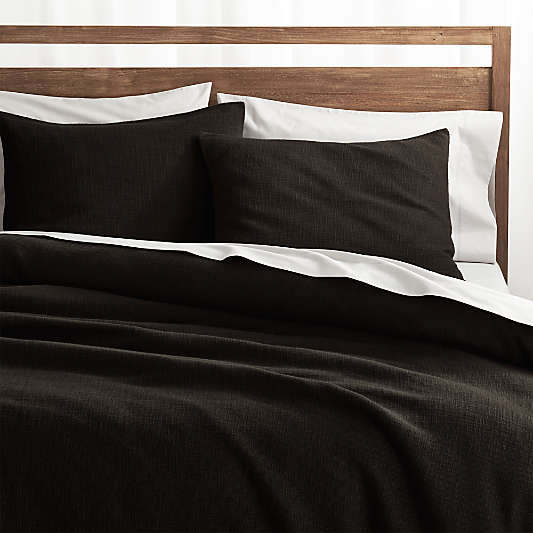 Lindstrom Black Duvet Cover Full/Queen