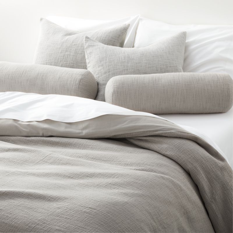 Lindstrom Cotton Grey Standard Sham - image 2 of 8