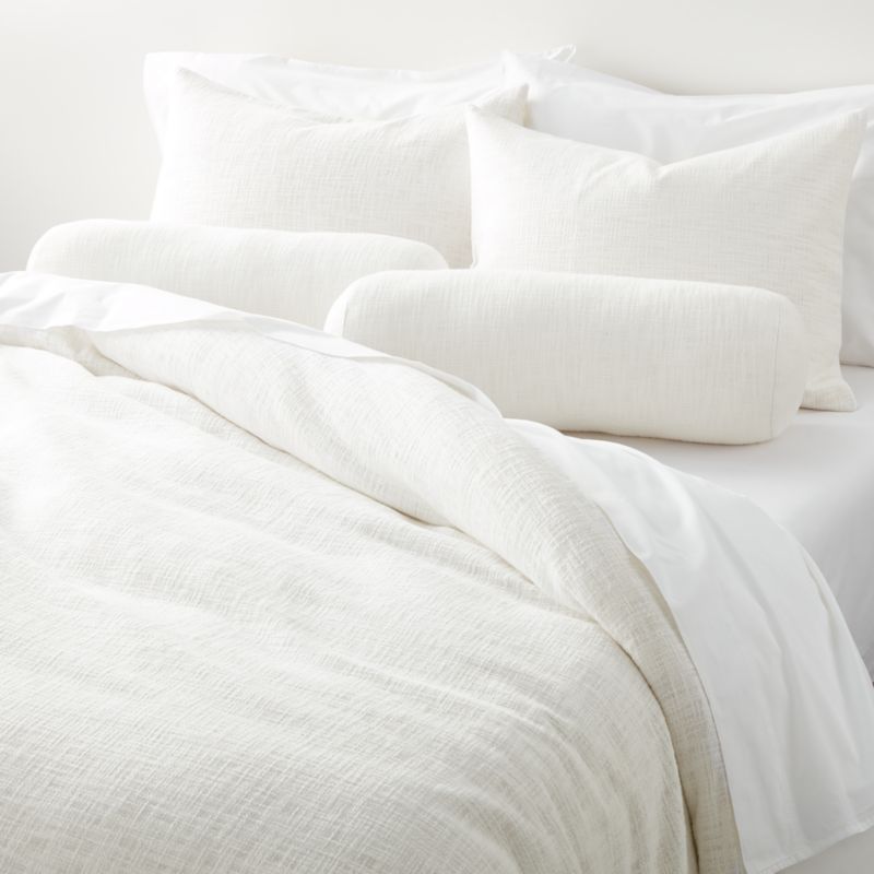 Lindstrom Cotton White King Duvet Cover