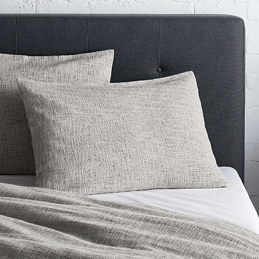 Lindstrom Cotton Grey Pillow Shams