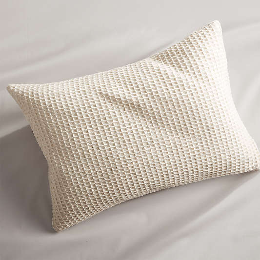 Lindstrom Ivory Bed Pillow 22x15 Pillow with Down-Alternative Insert