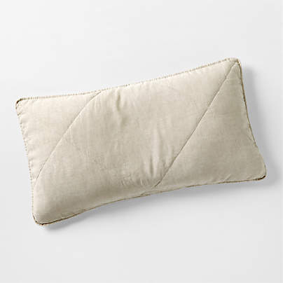 EUROPEAN FLAX ™-Certified Linen Warm Naturals King Quilted Pillow Sham Cover