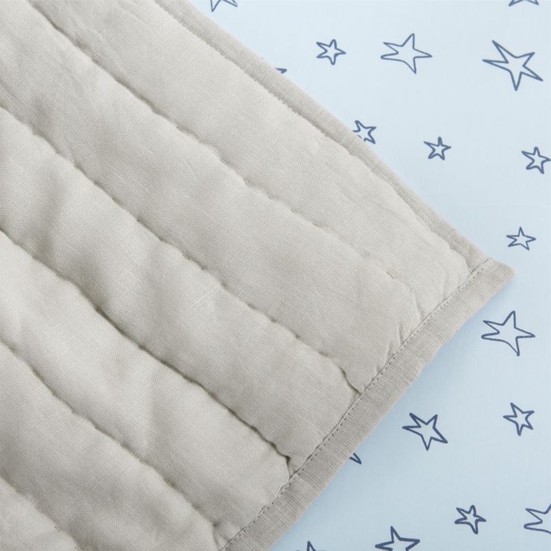 Organic Blue Star Toddler Sheet Set - image 4 of 5