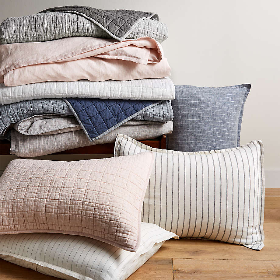 Belgian linen throw online pillows