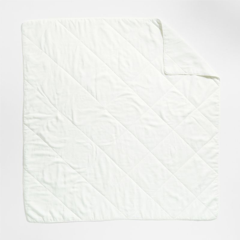 EUROPEAN FLAX ™-Certified Linen Crisp White Full/Queen Quilt - image 6 of 7