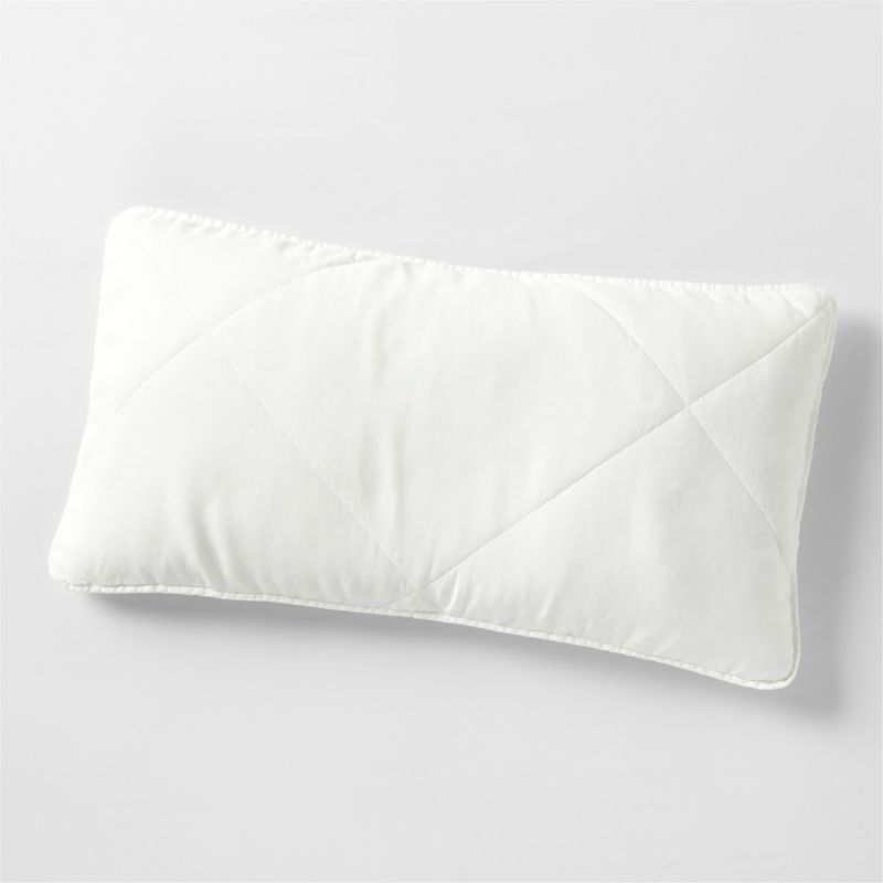 Viewing product image EUROPEAN FLAX ™-Certified Linen Crisp White King Quilted Pillow Sham - image 1 of 4