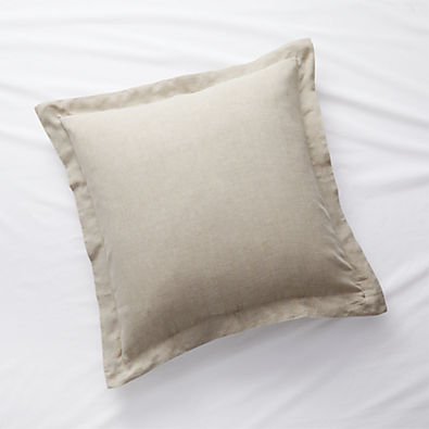 View Linen Lurex Striped Euro Sham details