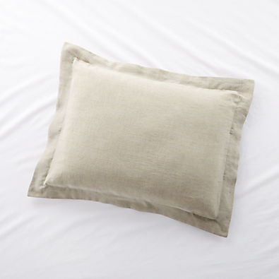 View Linen Lurex Striped Standard Sham details