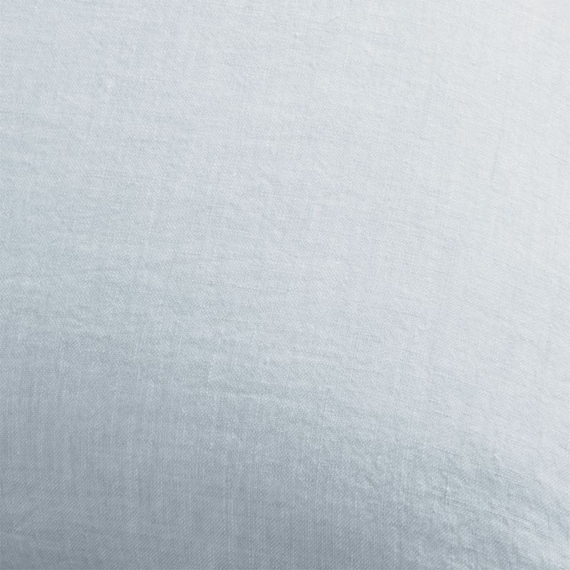 Mist Blue Belgian Flax Linen 54"x20" Body Pillow Cover