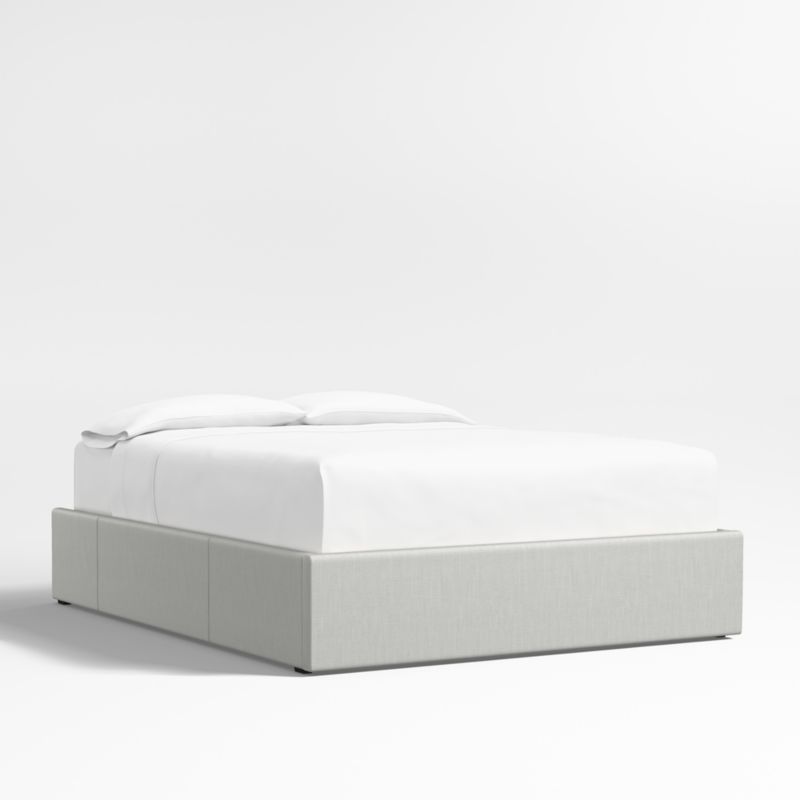 Oyster Grey King Upholstered Storage Bed Base - image 2 of 6