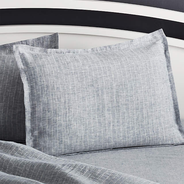 Details about / Chelsea Park Standard Pillow Sham Red//Peach//Orange//White Striped