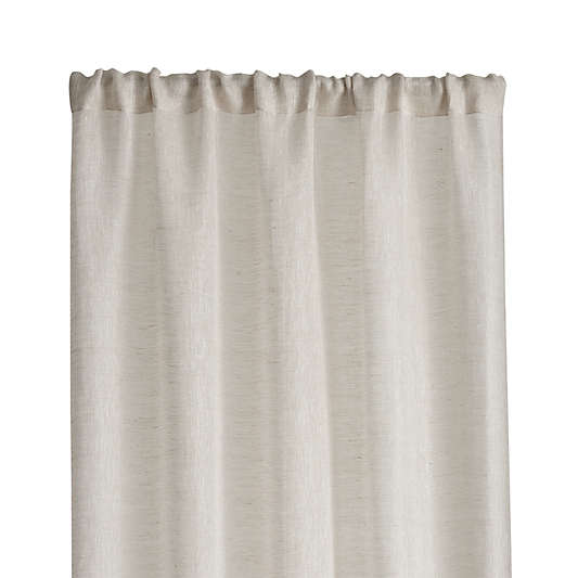 Linen Sheer 52"x120" Natural Curtain Panel