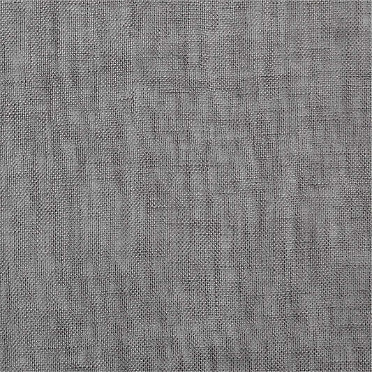 Pebble Grey European Flax ™-Certified Linen Sheer Window Curtain Panel 52"x84"