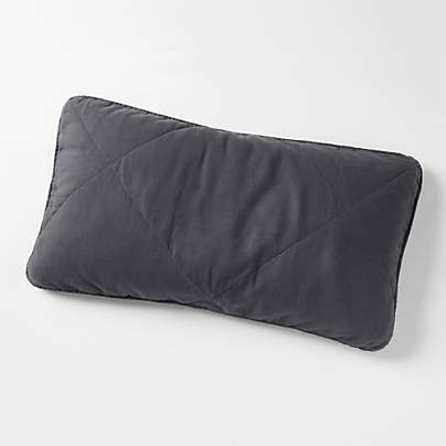 EUROPEAN FLAX ™-Certified Linen Midnight Navy King Quilted Pillow Sham