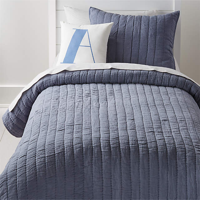 Linen Dark Blue Full Queen Quilt Reviews Crate And Barrel - Bar Hop Sham Bedding Linen Dark Blue Full Queen Quilt Reviews Crate And Barrel - Bar Hop Sham Bedding