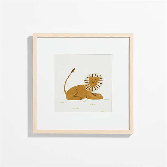 Lion Framed Wall Art Print