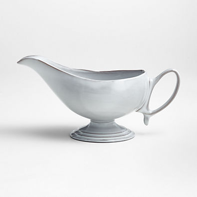 View Lira White Porcelain Gravy Boat details