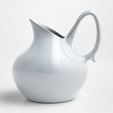 View Lira White Porcelain Pitcher details
