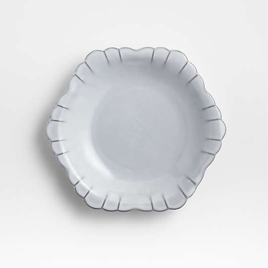 Lira White Porcelain Salad Plate