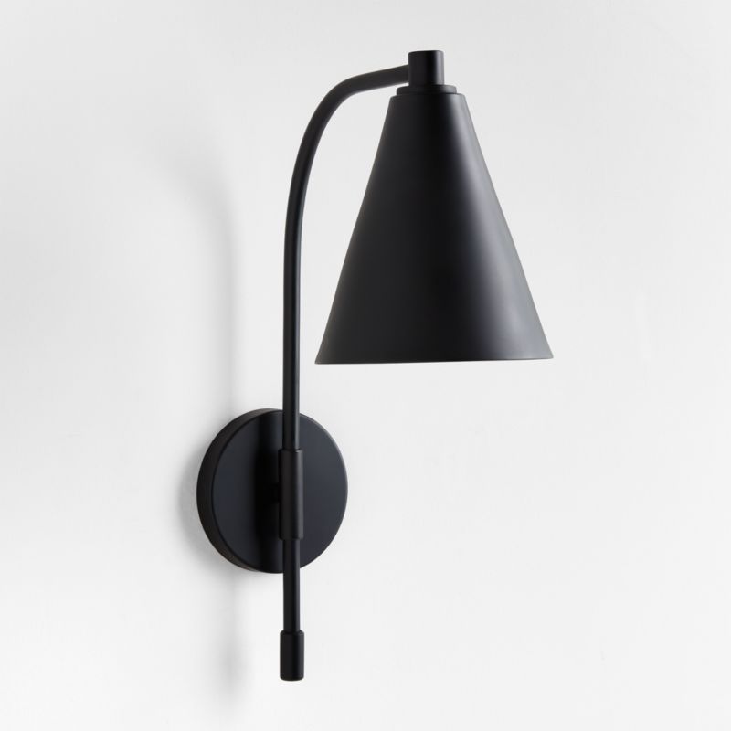 Lisse Black Indoor/Outdoor Wall Sconce Light - image 5 of 7