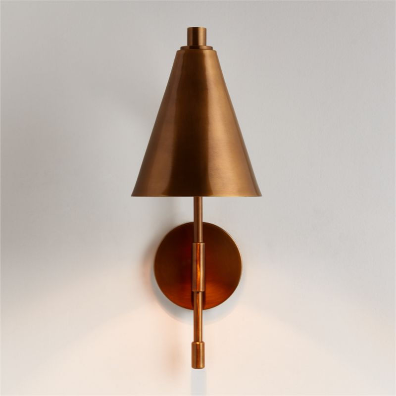 Lisse Brass Indoor/Outdoor Wall Sconce Light - image 0 of 7