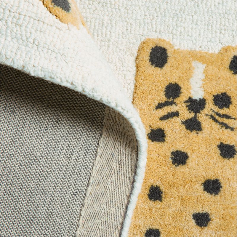 Little Leopards Hand-Tufted Wool Kids Area Rug 5'x8' - image 6 of 7