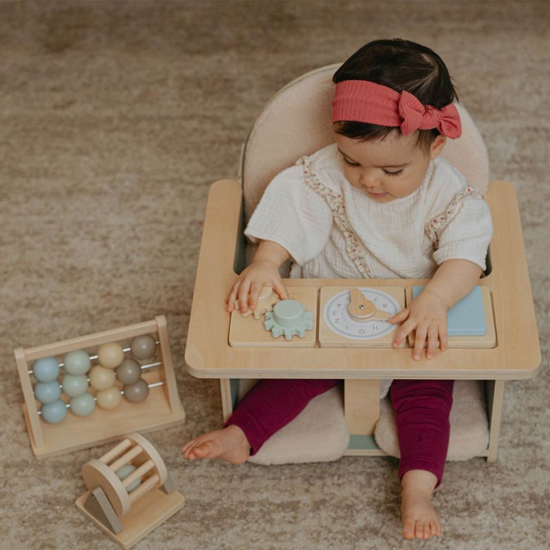 Wonder & Wise by Asweets Little Wood Baby Activity Chair - image 2 of 8
