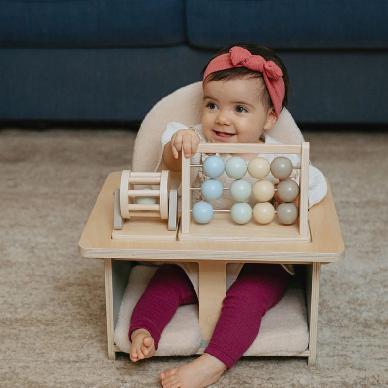 Wonder & Wise by Asweets Little Wood Baby Activity Chair - image 1 of 8