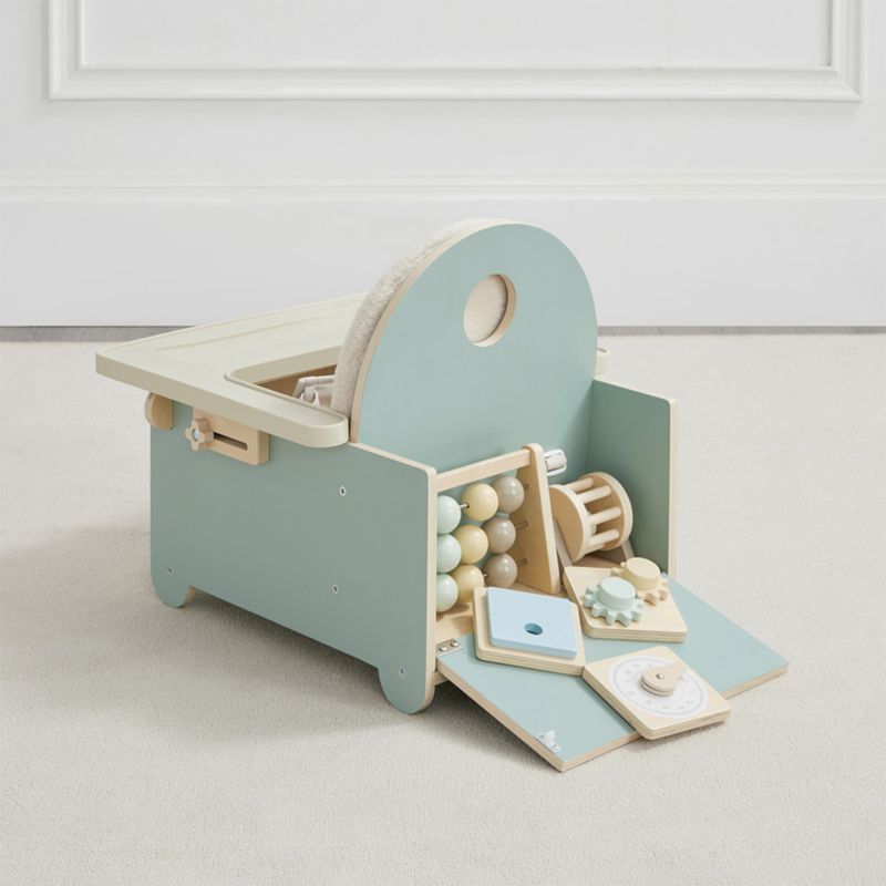 Wonder & Wise by Asweets Little Wood Baby Activity Chair - image 4 of 8