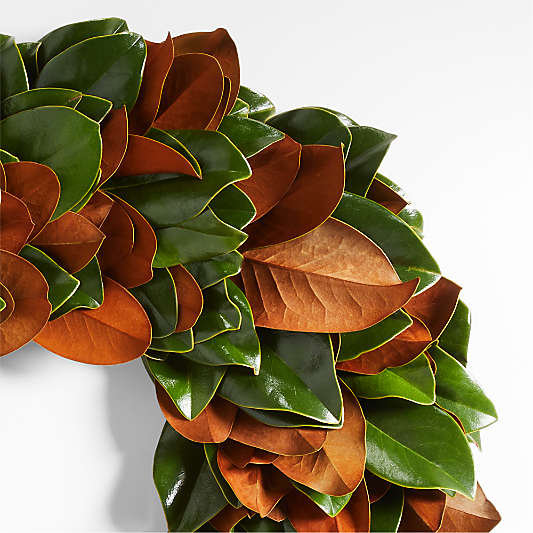 Live Classic Magnolia Wreath 24"