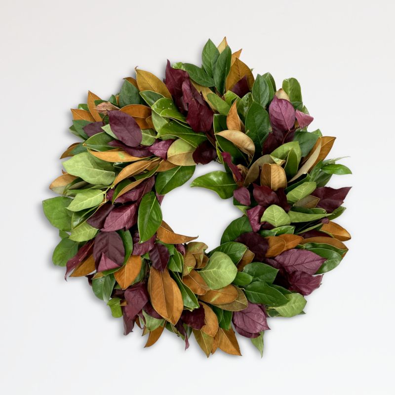 Live Magnolia Wreath 22"