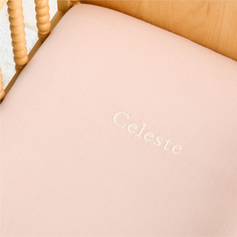 Supersoft Lilac Rose 100% Organic Cotton Gauze Baby Bassinet Sheet - image 1 of 5