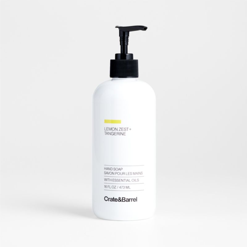 Lemon Zest + Tangerine Hand Soap + Reviews | Crate & Barrel