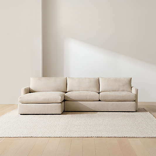 Lounge 2-Piece Sectional Sofa with Chaise Lounge