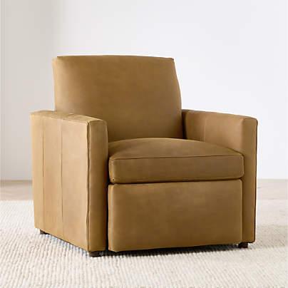 Lounge 34" Leather Power Recliner Chair