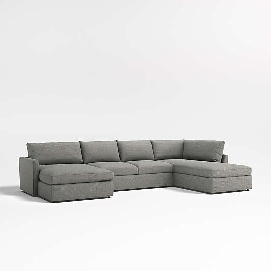 Lounge 3-Piece U-Shaped Sectional Sofa with Left-Arm Chaise