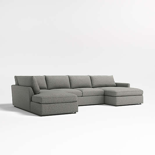 Lounge 3-Piece U-Shaped Sectional Sofa with Right-Arm Chaise