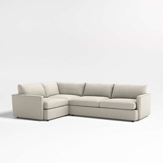 Lounge Deep 3-Piece Sectional Sofa