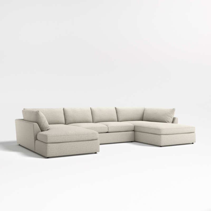 Lounge Deep 3-Piece U-Shaped Sectional Sofa with Double Corner Bumper - image 12 of 13