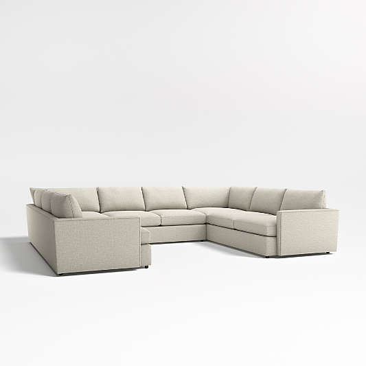 Lounge Deep 3-Piece U-Shaped Sectional Sofa