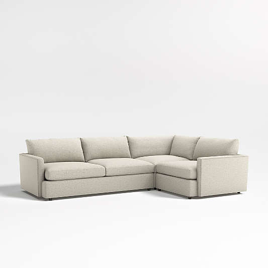 Lounge Deep 3-Piece Sectional Sofa