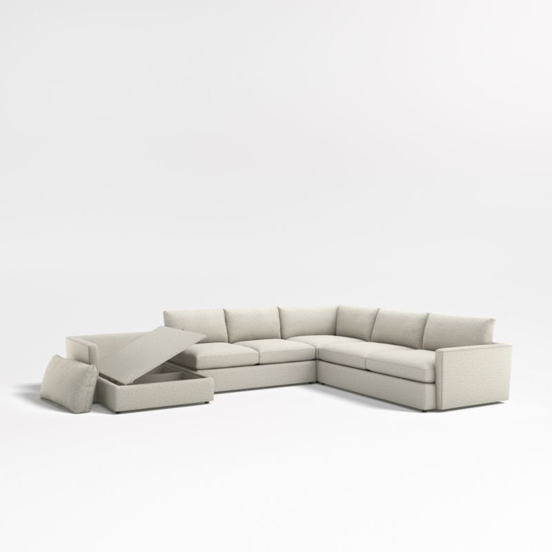 Lounge Deep 4-Piece U-Shaped Sectional Sofa with Left-Arm Storage Chaise - image 8 of 8